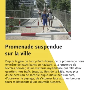 Promenade Genève: Promenade suspendue sur la ville