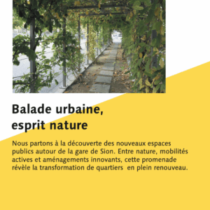 Promenade Sion: Balade urbaine, esprit nature