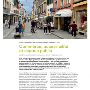 Commerce, accessibilité et espace public - Synthèse